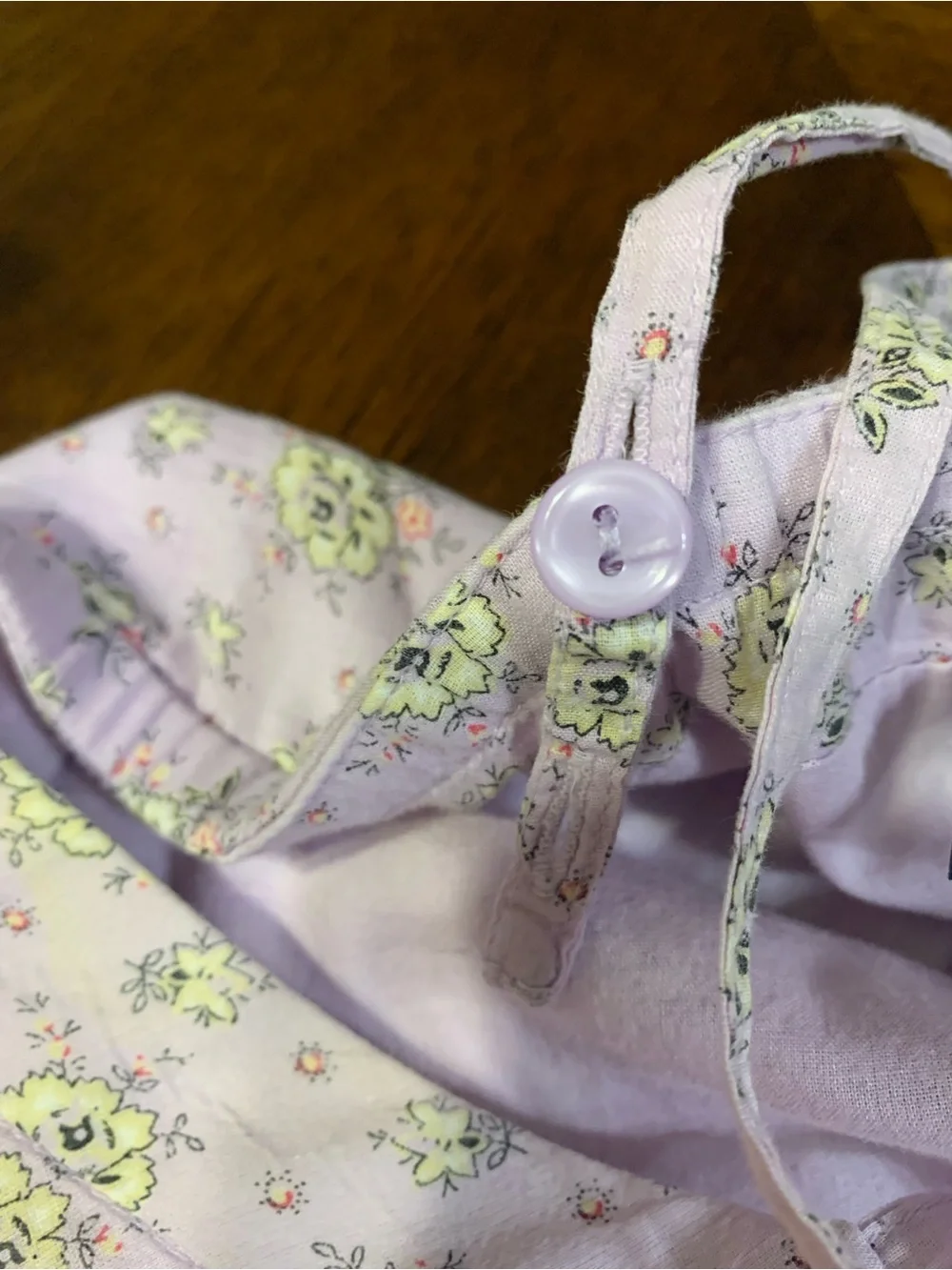 GAP Lavender Floral Spaghetti-Strap Sundress
